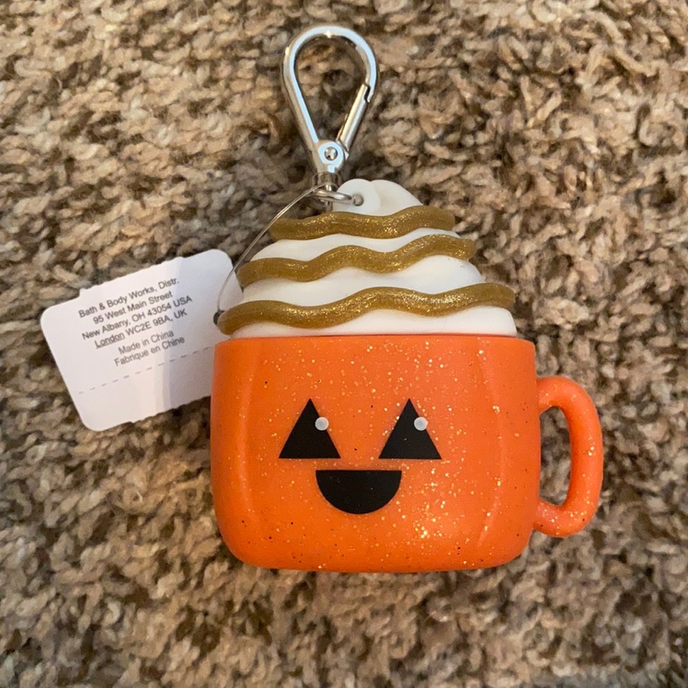NEW with tag, Pumpkin Hand Sanitizer Holder